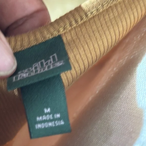 Wild Fable Tan Halter Bodycon Dress Med NWT - Picture 5 of 6